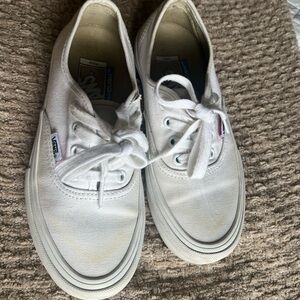 Vans White Canvas Ultracush Sneakers